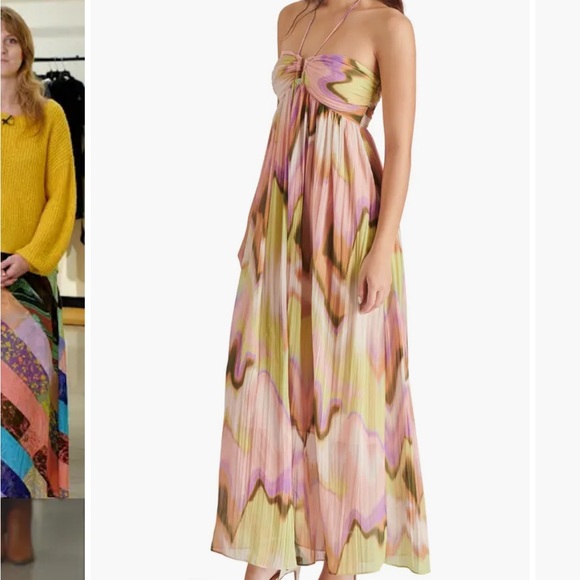 Steve Madden Nolita Pleated Halter Dress - Picture 3 of 9